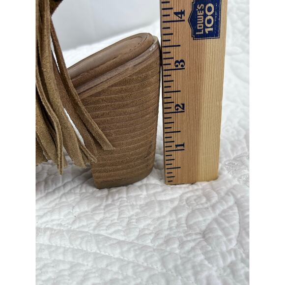 Very Volatile Cheetah Print Block Heel Sandals - Size 7 - Picture 4 of 12